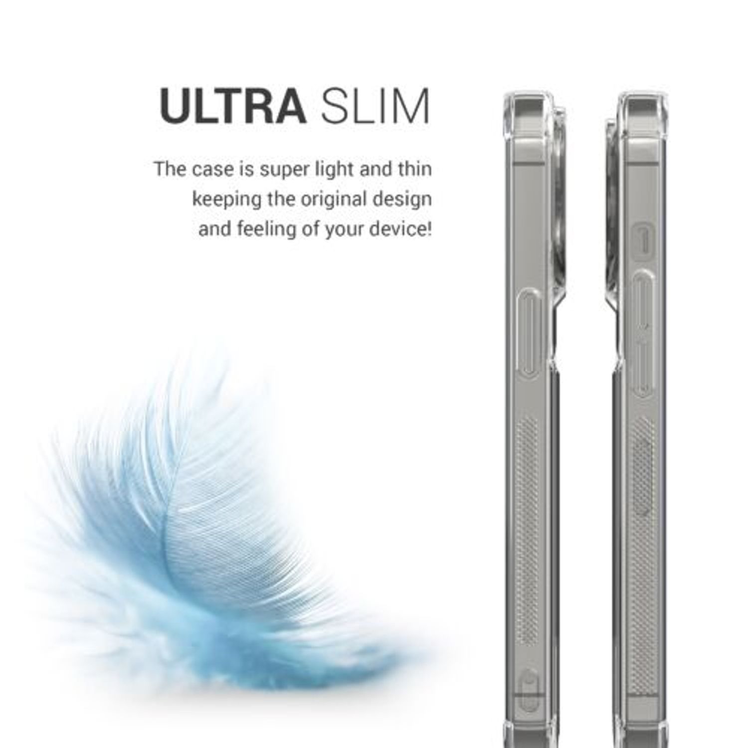 Husa Kwmobile pentru Apple iPhone 13 Pro, Silicon, Transparent, 57524.03 fotografia produsului View 4 L
