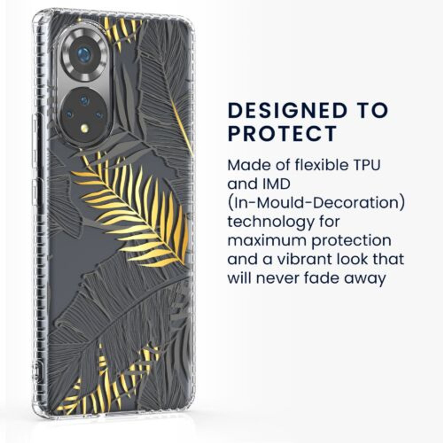 Husa Kwmobile pentru Honor 50, Silicon, Multicolor, 57495.02 fotografia produsului View 3 L
