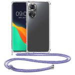 Husa Kwmobile pentru Honor 50, Silicon, Transparent/Mov, 55722.108 fotografia produsului