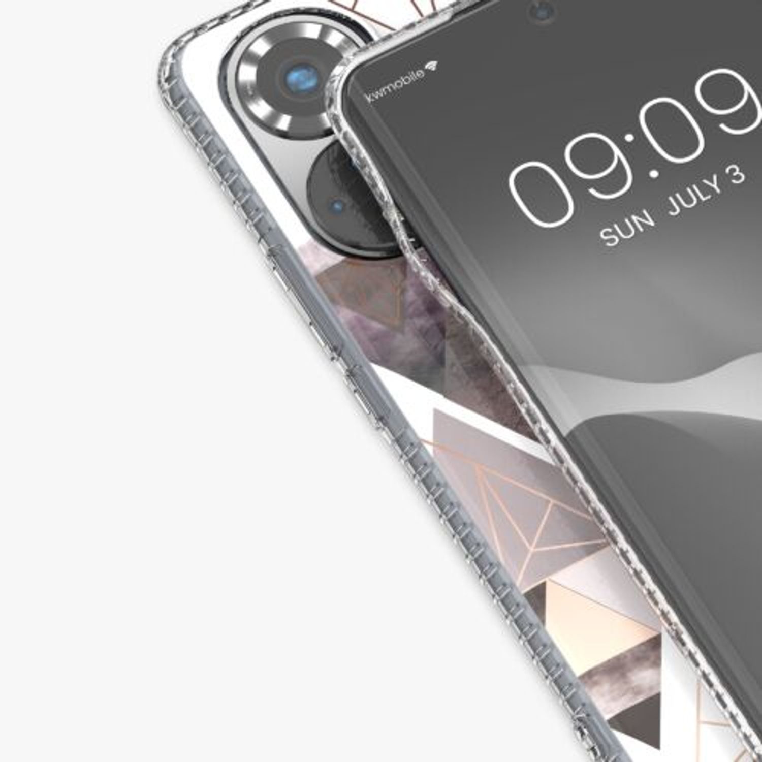 Husa Kwmobile pentru Honor 50, Silicon, Multicolor, 57495.01 fotografia produsului View 9 L