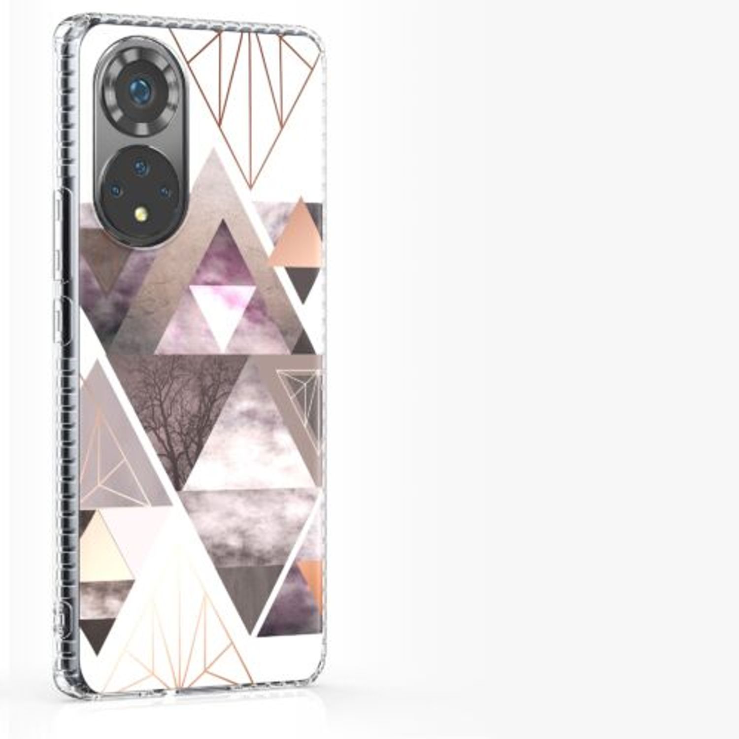 Husa Kwmobile pentru Honor 50, Silicon, Multicolor, 57495.01 fotografia produsului View 8 L