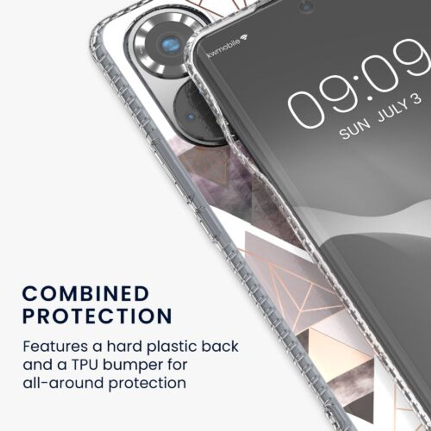Husa Kwmobile pentru Honor 50, Silicon, Multicolor, 57495.01 fotografia produsului View 4 L
