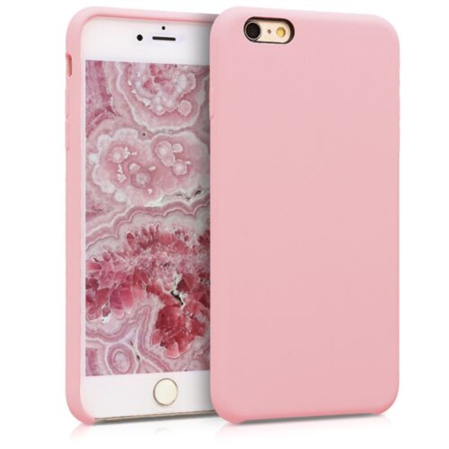 Husa pentru Apple iPhone 6 Plus/iPhone 6s Plus, Silicon, Rose Gold, 40841.156 fotografia produsului View 16 L