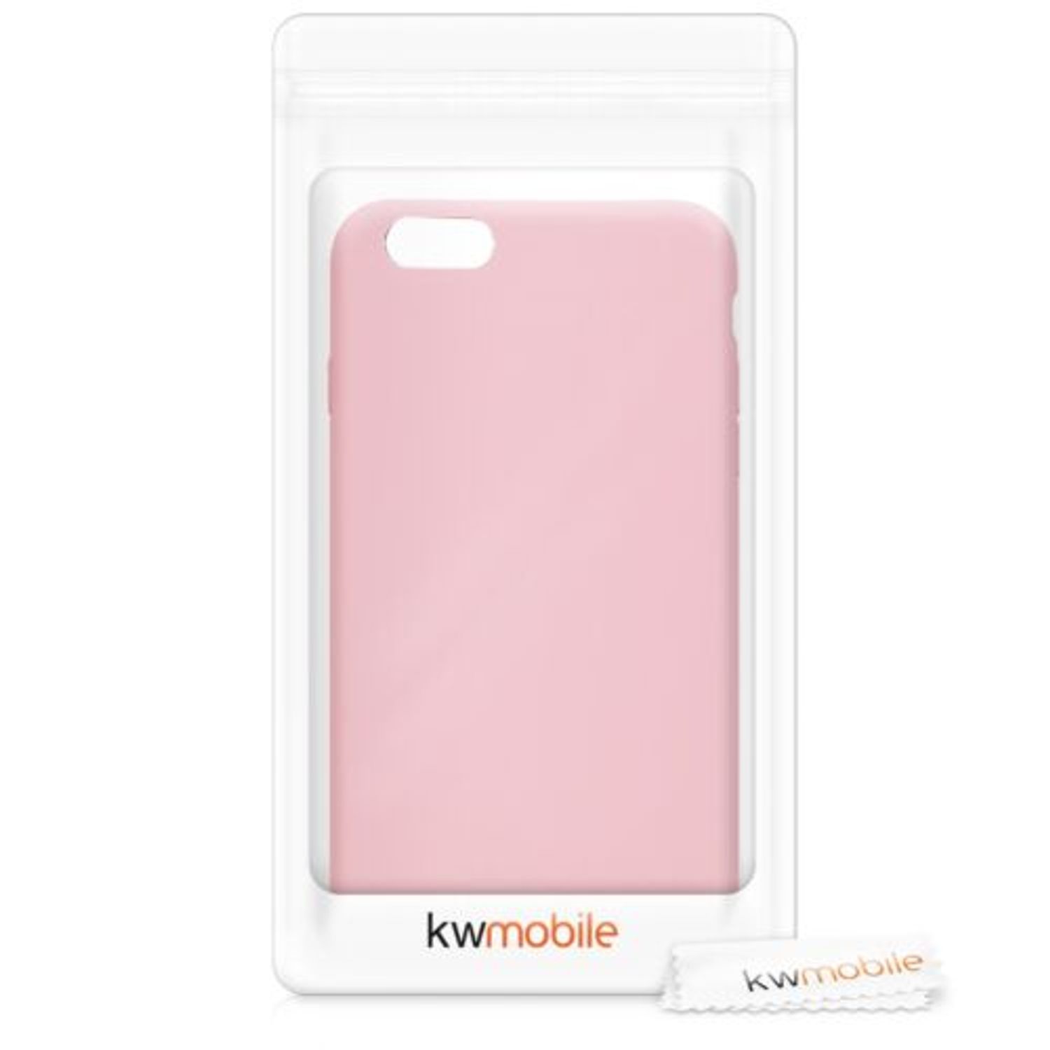 Husa pentru Apple iPhone 6 Plus/iPhone 6s Plus, Silicon, Rose Gold, 40841.156 fotografia produsului View 10 L