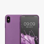 Husa Kwmobile pentru Apple iPhone X/iPhone XS, Silicon, Mov, 57510.230 fotografia produsului View 5 S