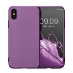 Husa Kwmobile pentru Apple iPhone X/iPhone XS, Silicon, Mov, 57510.230 fotografia produsului