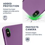 Husa Kwmobile pentru Apple iPhone X/iPhone XS, Silicon, Mov, 57510.230 fotografia produsului View 7 S