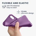 Husa Kwmobile pentru Apple iPhone X/iPhone XS, Silicon, Mov, 57510.230 fotografia produsului View 6 S