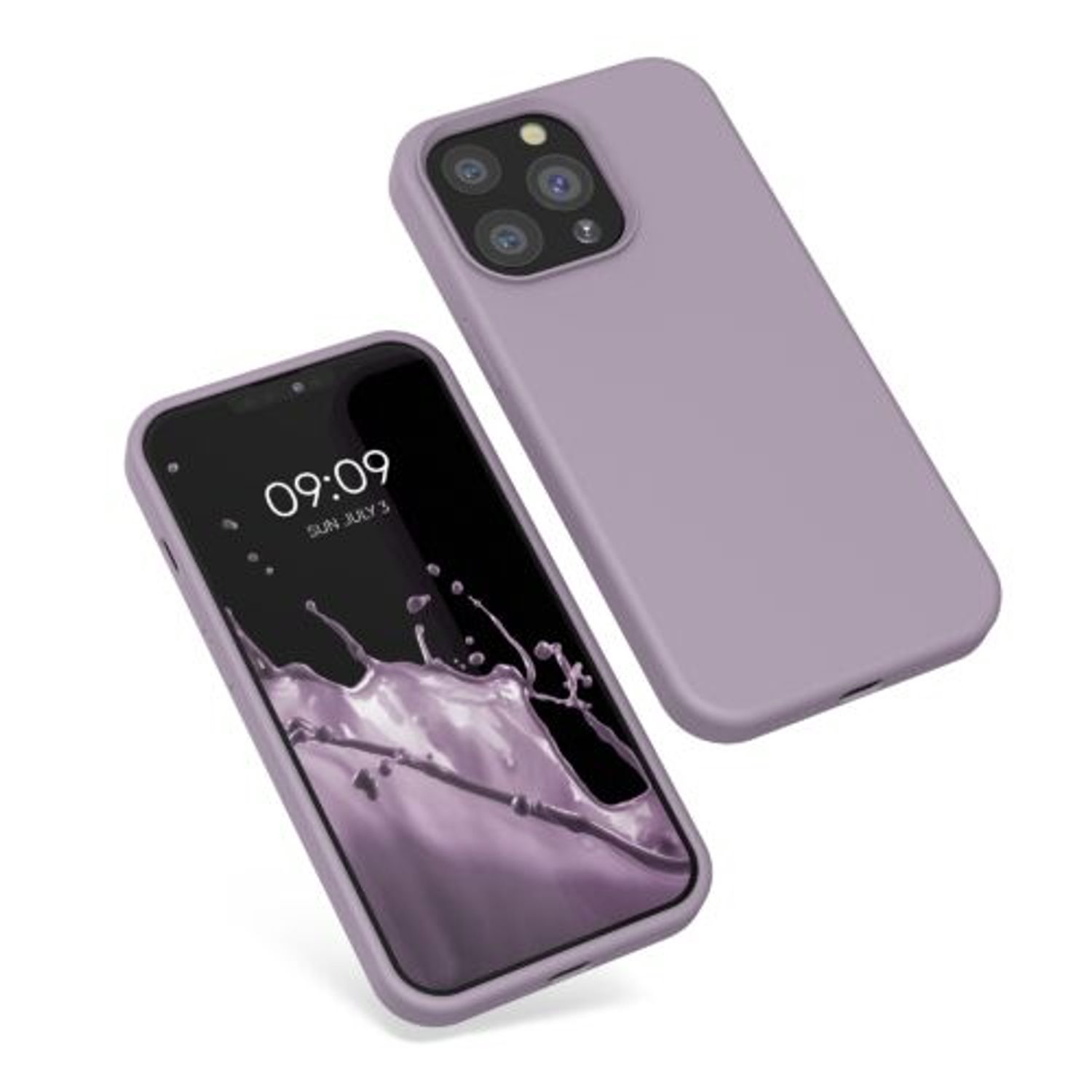 Husa Kwmobile pentru Apple iPhone 13 Pro, Silicon, Mov, 55880.192 fotografia produsului