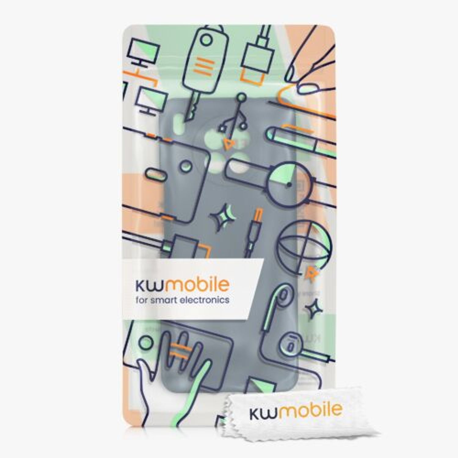 Husa Kwmobile pentru Honor 50 Lite, Silicon, Albastru, 56633.202 fotografia produsului View 6 L
