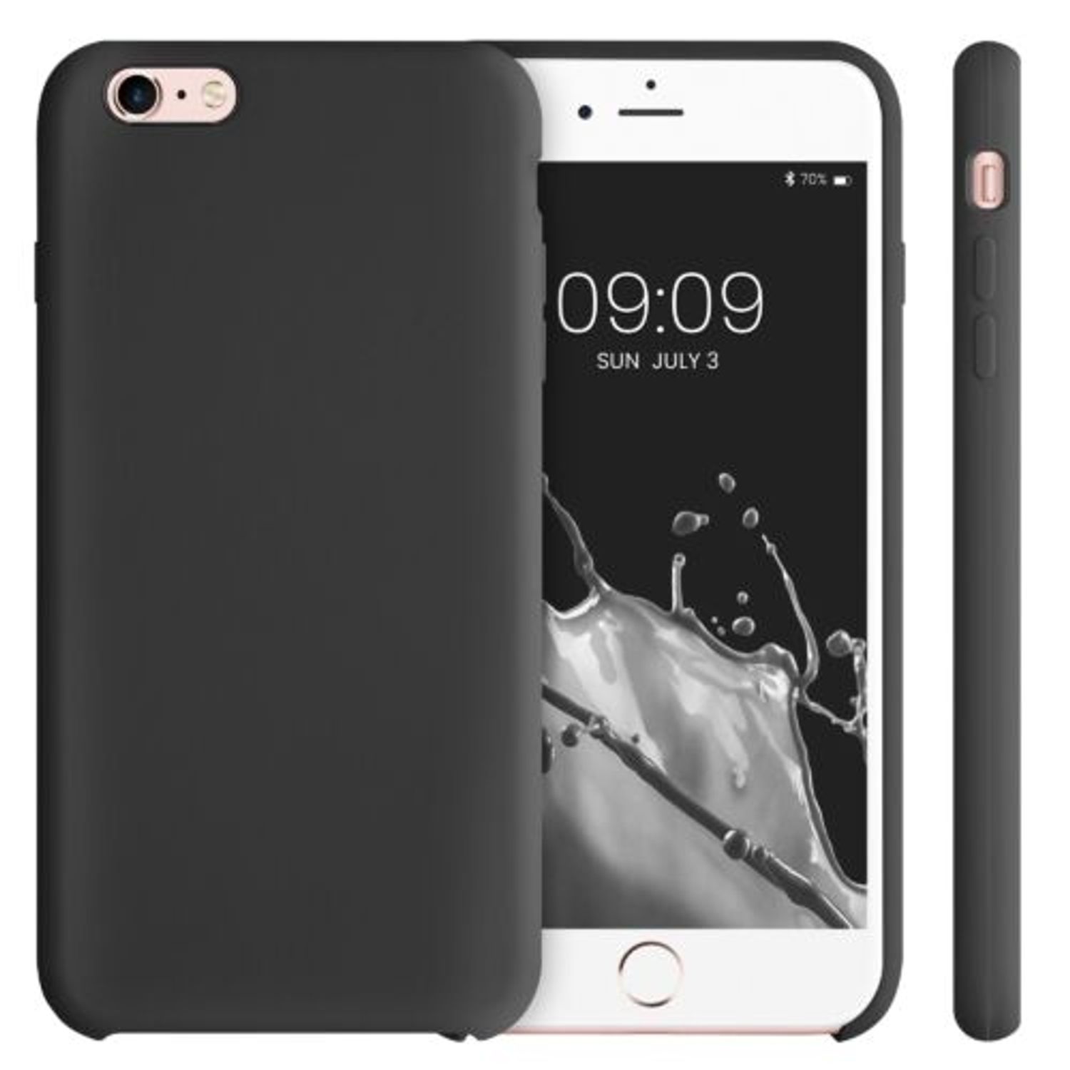 Husa pentru Apple iPhone 6 Plus/iPhone 6s Plus, Silicon, Negru, 40841.47 fotografia produsului View 2 L