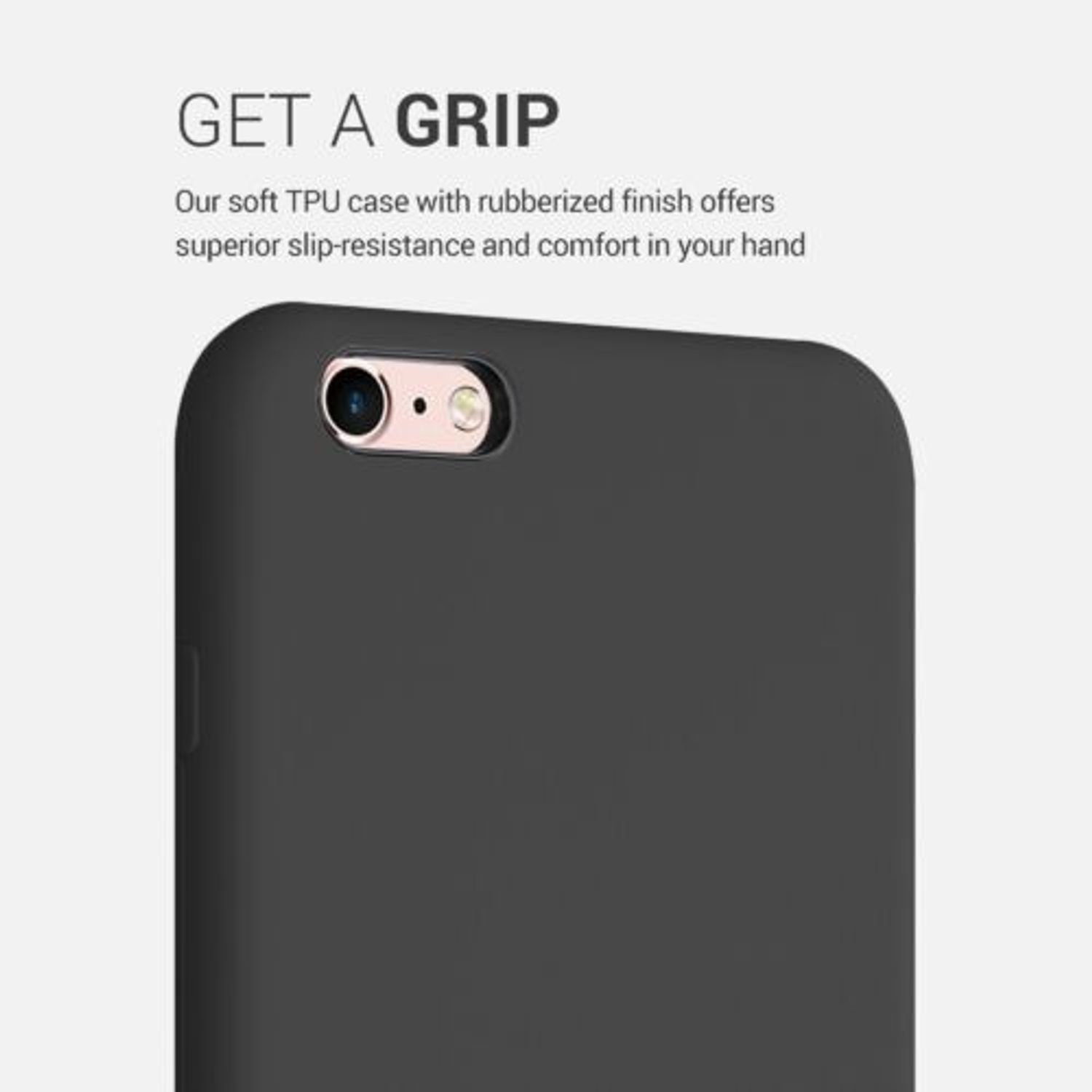 Husa pentru Apple iPhone 6 Plus/iPhone 6s Plus, Silicon, Negru, 40841.47 fotografia produsului View 4 L