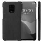 Husa Kwmobile pentru Xiaomi Redmi Note 9S/Redmi Note 9 Pro/Redmi Note 9 Pro Max, Textil, Gri, 57485.19 fotografia produsului