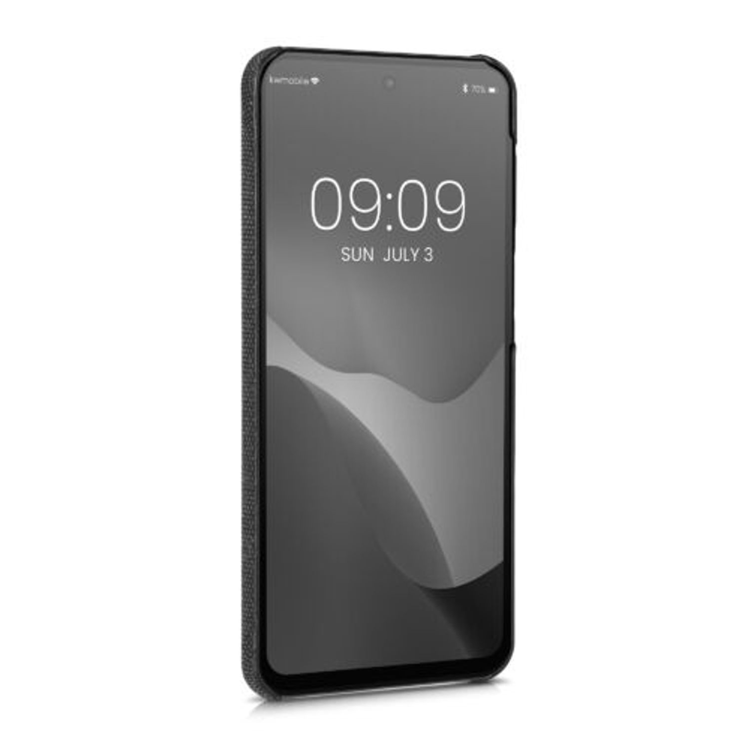 Husa Kwmobile pentru Xiaomi Redmi Note 9S/Redmi Note 9 Pro/Redmi Note 9 Pro Max, Textil, Gri, 57485.19 fotografia produsului View 2 L