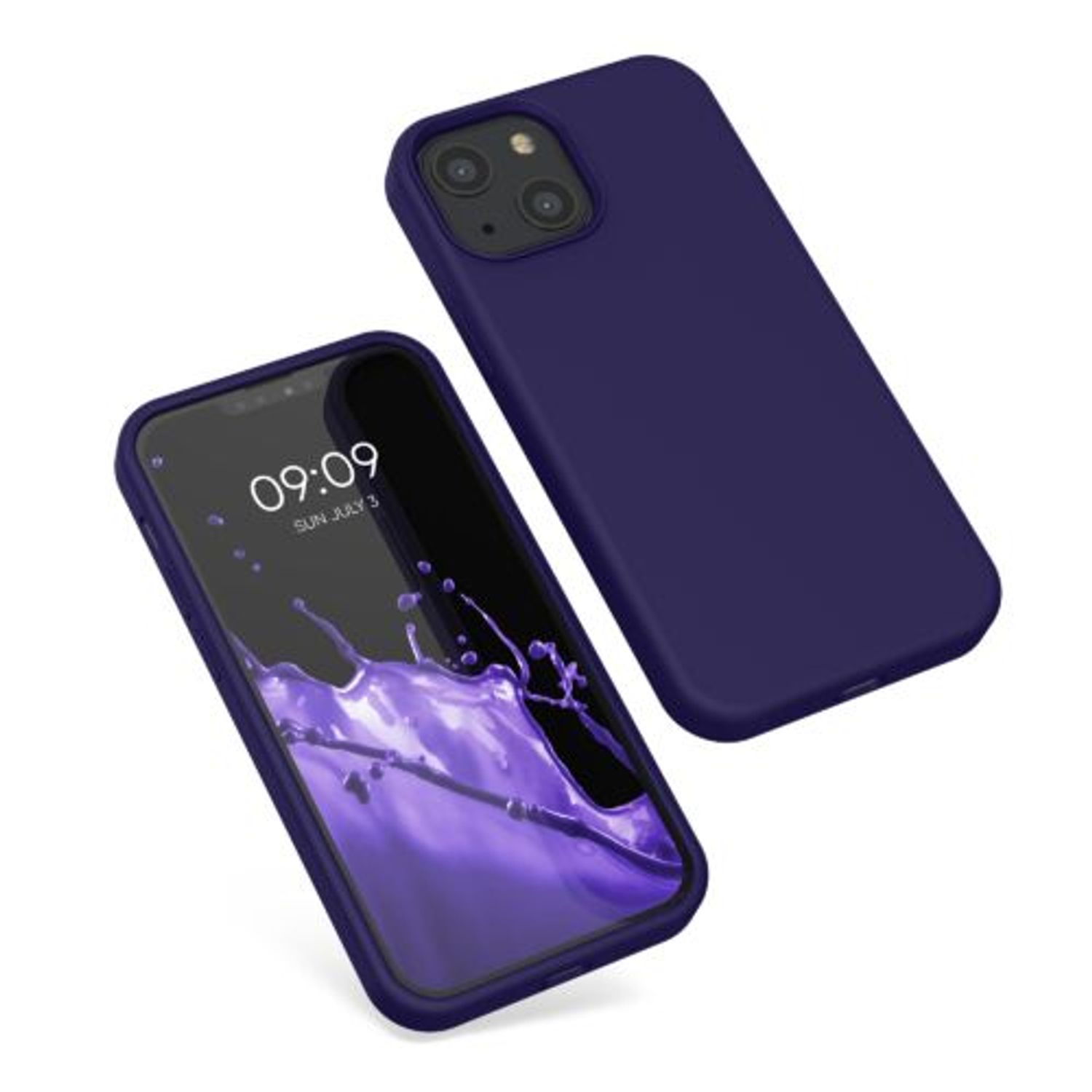 Husa Kwmobile pentru Apple iPhone 13 Mini, Silicon, Albastru, 55877.226 fotografia produsului