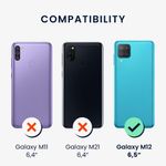 Husa Kwmobile pentru Samsung Galaxy M12, Silicon, Verde, 57567.57 fotografia produsului View 6 S