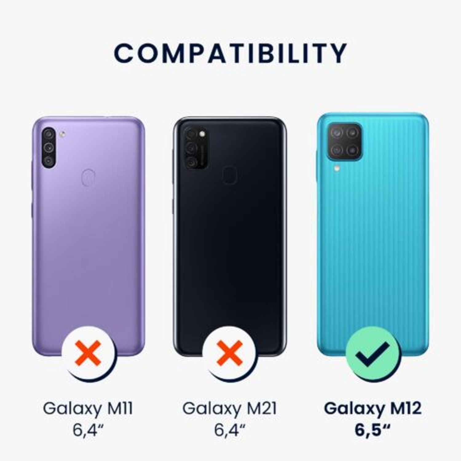 Husa Kwmobile pentru Samsung Galaxy M12, Silicon, Verde, 57567.57 fotografia produsului View 6 L