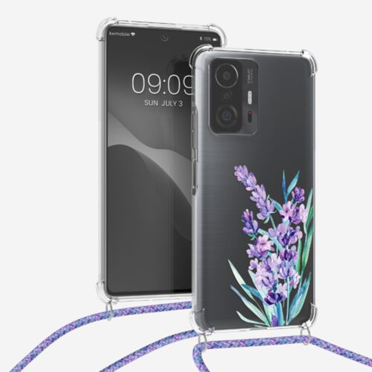 Husa Kwmobile pentru Xiaomi 11T/11T Pro, Silicon, Multicolor, 56522.06 fotografia produsului View 3 L