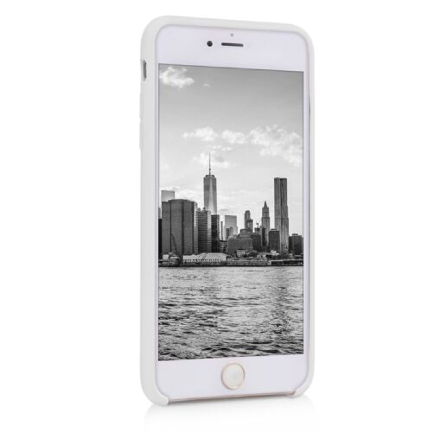 Husa pentru Apple iPhone 6 Plus/iPhone 6s Plus, Silicon, Alb, 40841.02 fotografia produsului View 3 L