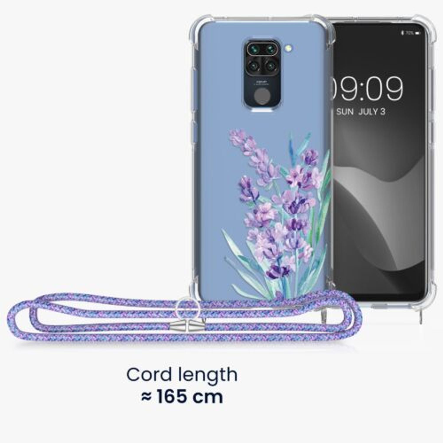 Husa Kwmobile pentru Xiaomi Redmi Note 9, Silicon, Multicolor, 53146.04 fotografia produsului View 3 L