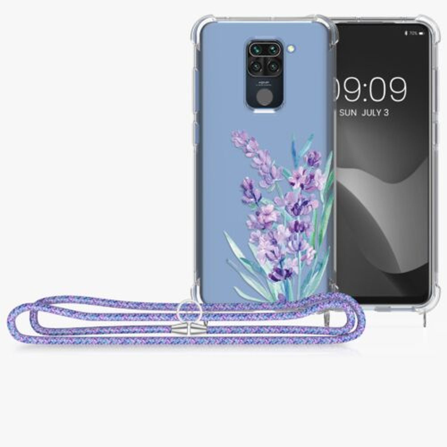 Husa Kwmobile pentru Xiaomi Redmi Note 9, Silicon, Multicolor, 53146.04 fotografia produsului View 7 L