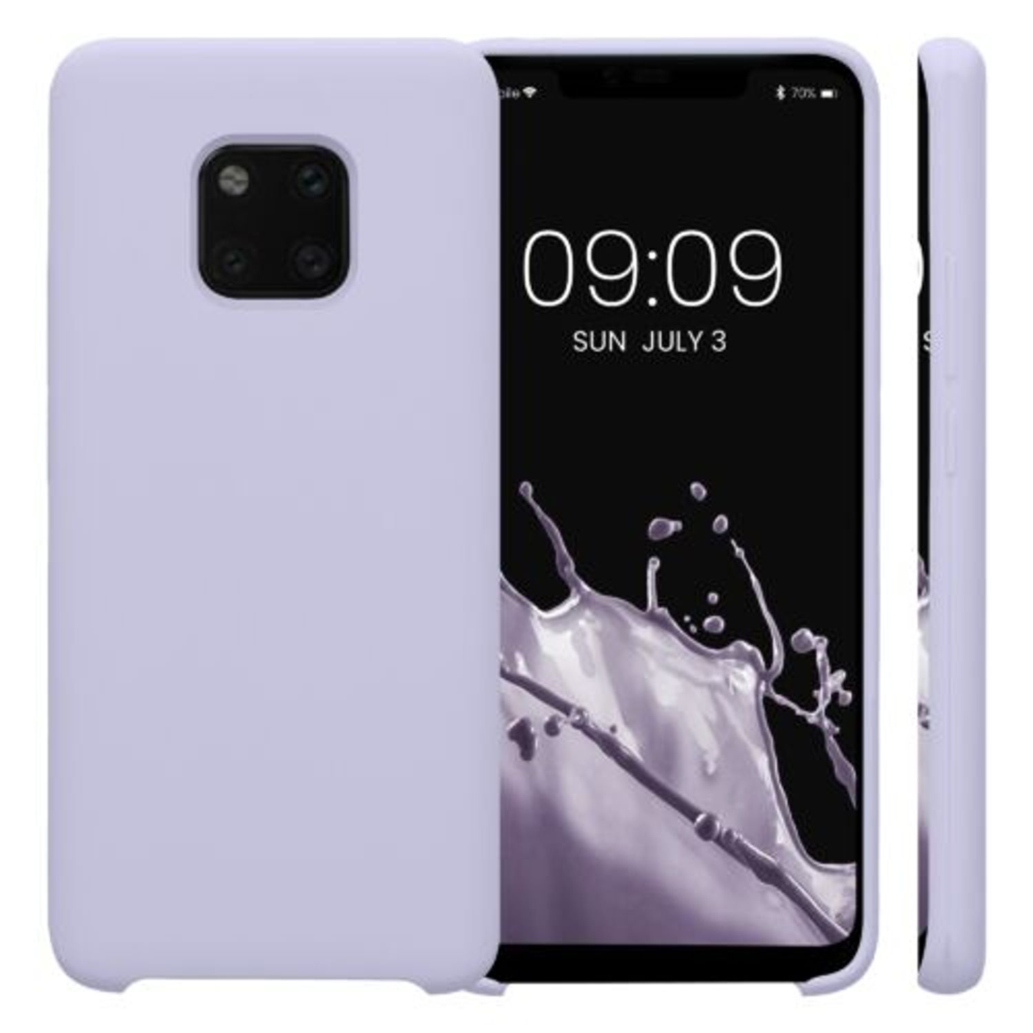 Husa Kwmobile pentru Huawei Mate 20 Pro, Silicon, Mov, 52287.139 fotografia produsului