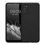 Husa Kwmobile pentru Samsung Galaxy A03s, Silicon, Negru, 57535.01 fotografia produsului