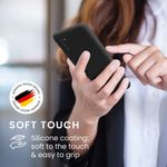 Husa Kwmobile pentru Samsung Galaxy A03s, Silicon, Negru, 57535.01 fotografia produsului View 6 S