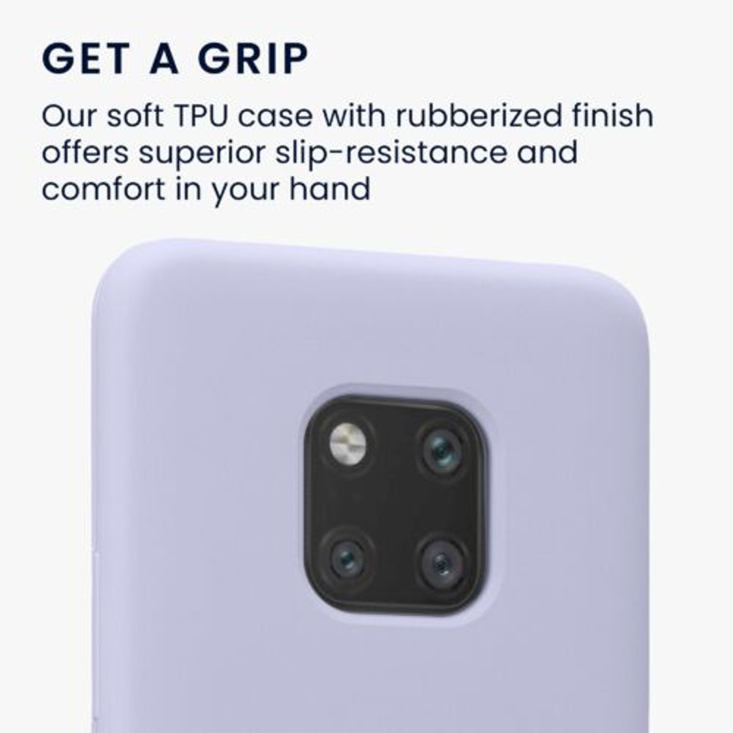 Husa Kwmobile pentru Huawei Mate 20 Pro, Silicon, Mov, 52287.139 fotografia produsului View 3 L