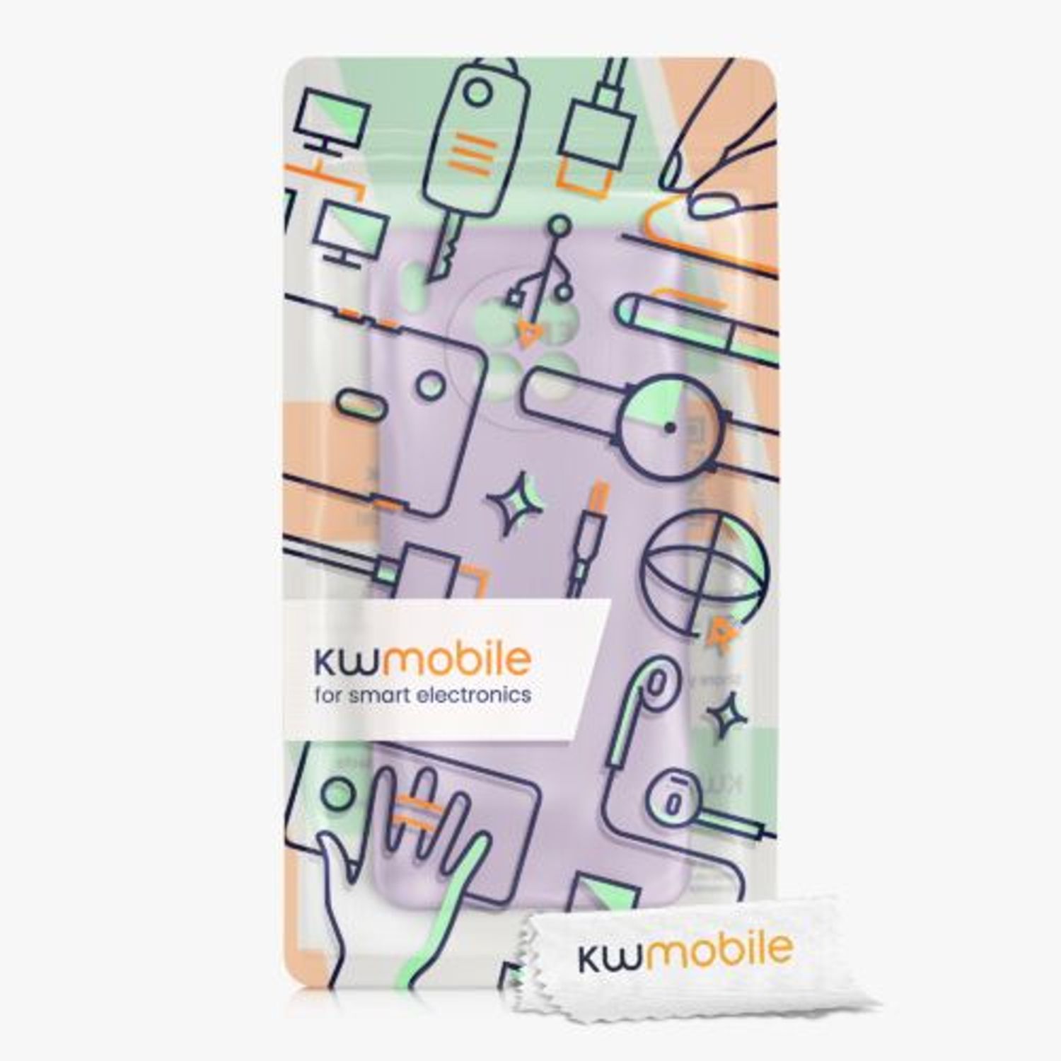 Husa Kwmobile pentru Honor 50 Lite, Silicon, Mov, 56633.192 fotografia produsului View 6 L