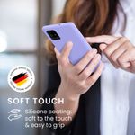 Husa Kwmobile pentru Samsung Galaxy A71, Silicon, Albastru, 57562.108 fotografia produsului View 4 S