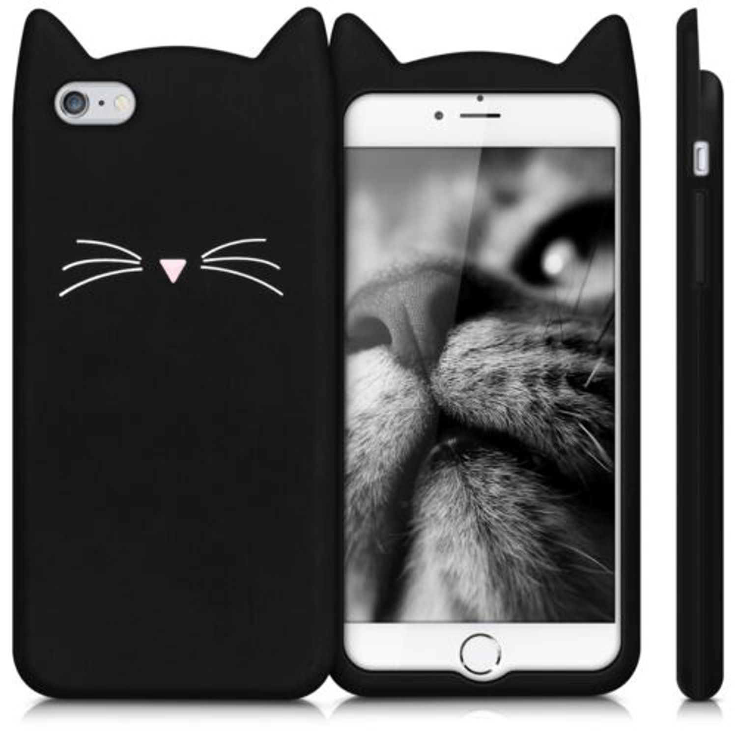 Husa pentru Apple iPhone 6 Plus/iPhone 6s Plus, Silicon, Negru, 44038.01 fotografia produsului View 2 L