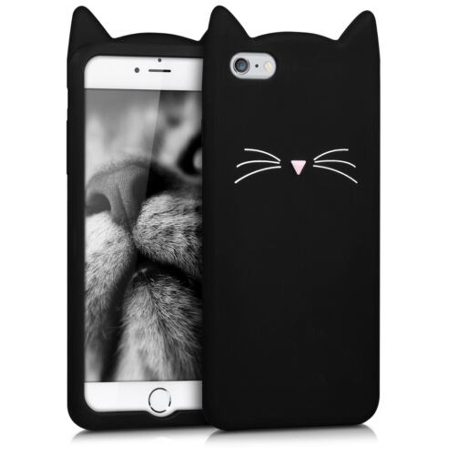 Husa pentru Apple iPhone 6 Plus/iPhone 6s Plus, Silicon, Negru, 44038.01 fotografia produsului