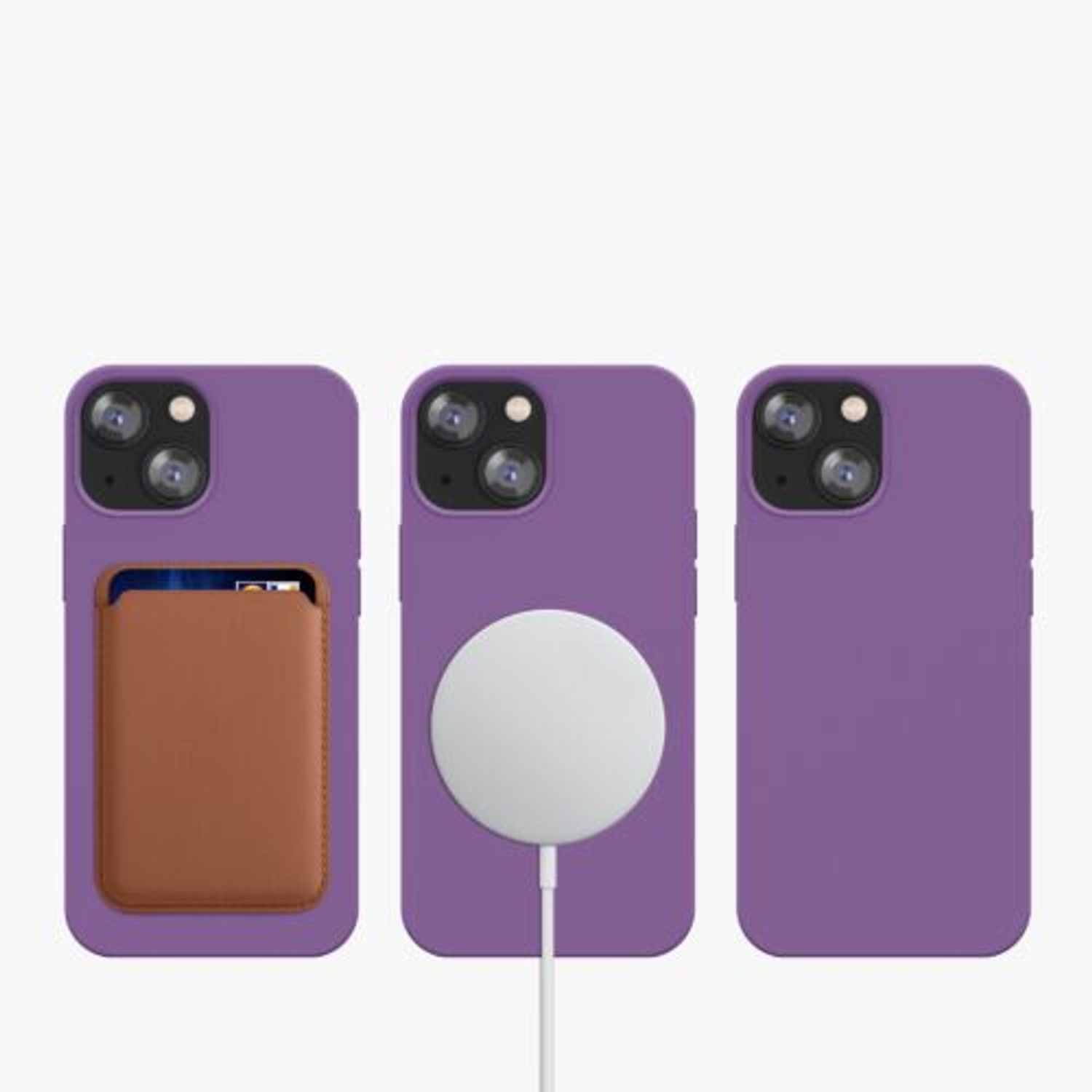 Husa Kwmobile pentru Apple iPhone 13 Mini, Silicon, Mov, 56558.212 fotografia produsului View 10 L