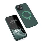 Husa Kwmobile pentru Apple iPhone 13 Mini, Silicon, Verde, 56558.169 fotografia produsului