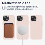Husa Kwmobile pentru Apple iPhone 13 Mini, Silicon, Crem, 56558.10 fotografia produsului View 4 S