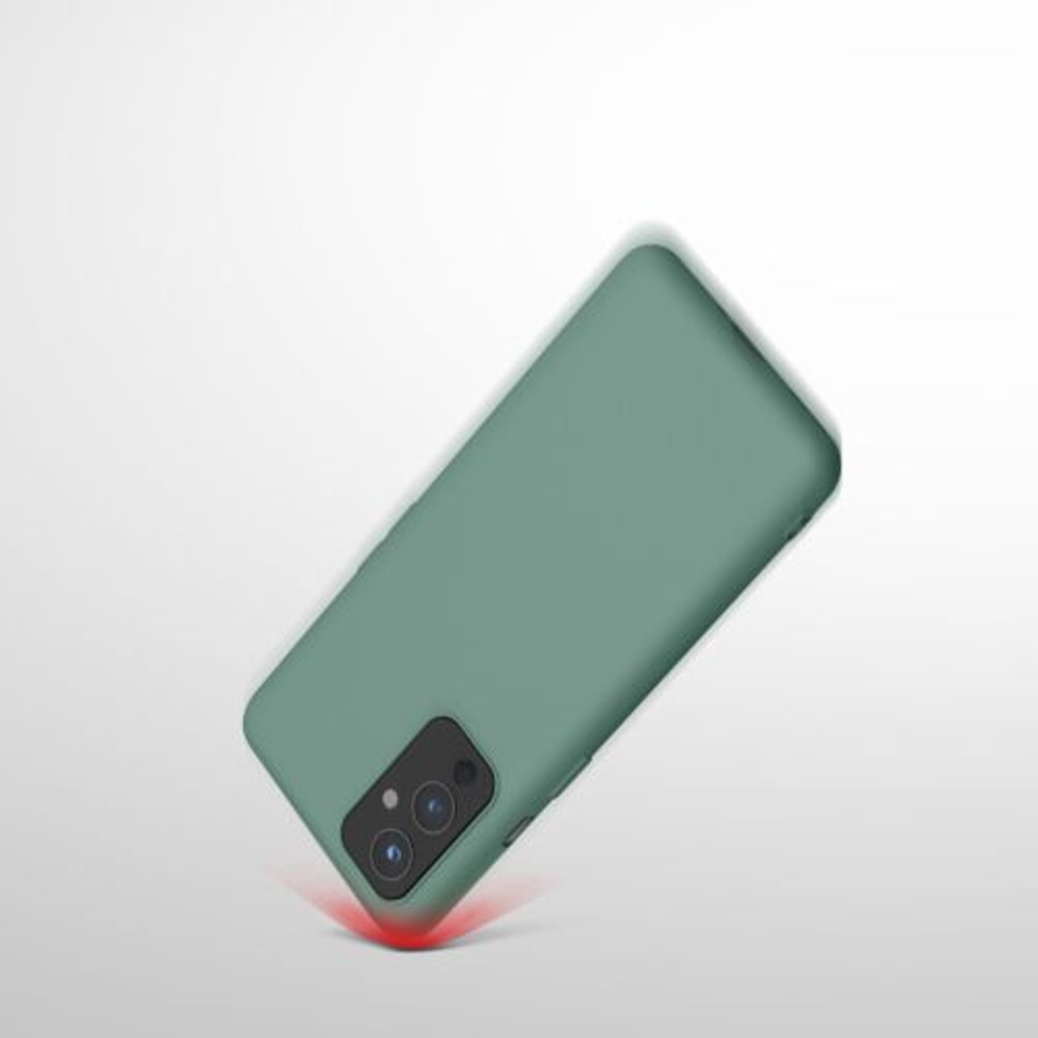 Husa Kwmobile pentru OnePlus 9, Silicon, Verde, 55726.166 fotografia produsului View 10 L