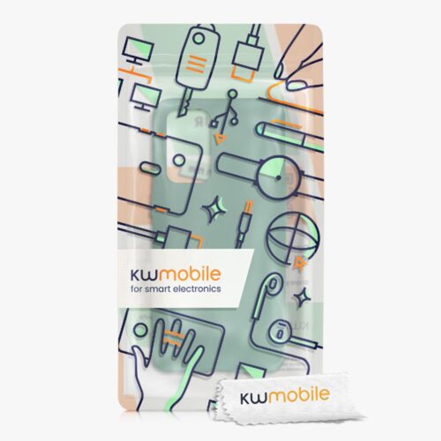 Husa Kwmobile pentru OnePlus 9, Silicon, Verde, 55726.166 fotografia produsului View 8 L