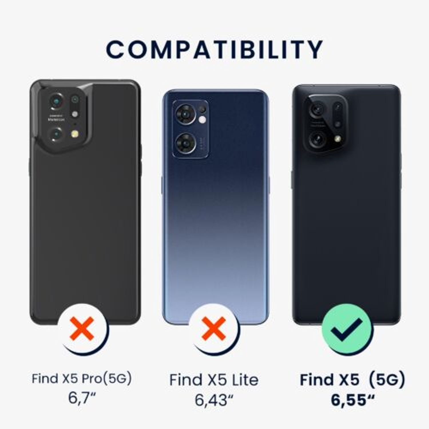 Husa Kwmobile pentru OPPO Find X5, Silicon, Verde, 57629.57 fotografia produsului View 5 L