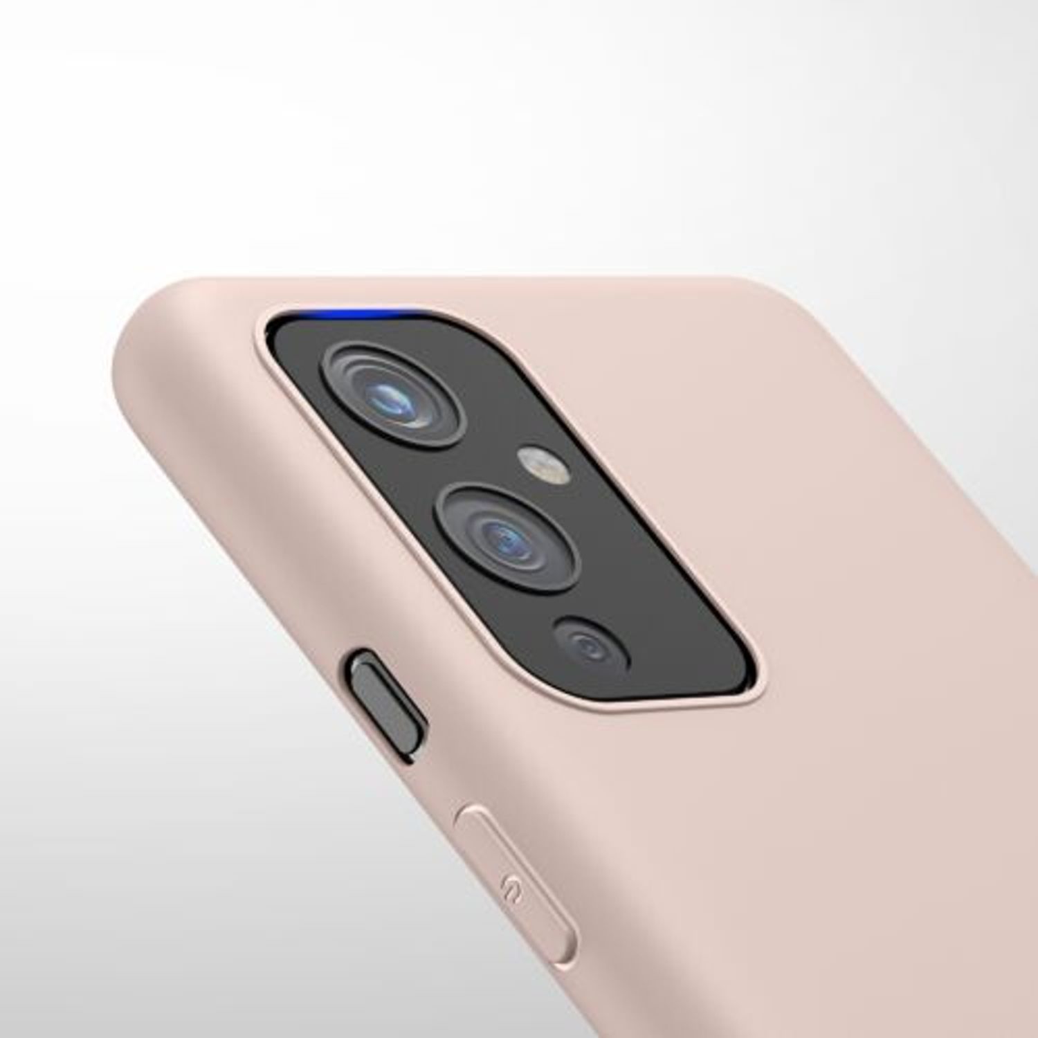Husa Kwmobile pentru OnePlus 9, Silicon, Crem, 55726.225 fotografia produsului View 9 L