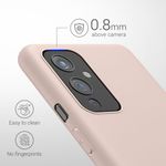 Husa Kwmobile pentru OnePlus 9, Silicon, Crem, 55726.225 fotografia produsului View 3 S