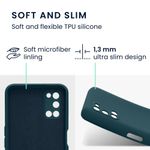 Husa Kwmobile pentru OPPO A52 / A72 (4G), Silicon, Verde, 57575.57 fotografia produsului View 3 S