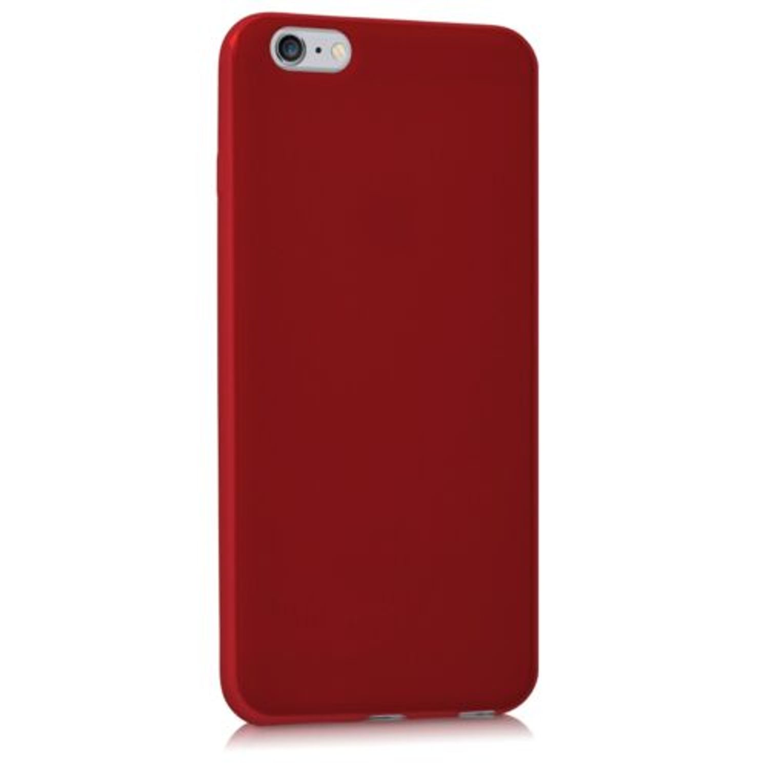 Husa pentru Apple iPhone 6 Plus/iPhone 6s Plus, Silicon, Rosu, 37726.09 fotografia produsului View 8 L