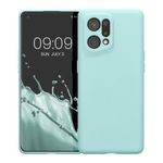 Husa Kwmobile pentru OPPO Find X5, Silicon, Verde, 57632.71 fotografia produsului