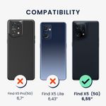 Husa Kwmobile pentru OPPO Find X5, Silicon, Verde, 57632.71 fotografia produsului View 5 S