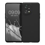 Husa Kwmobile pentru OPPO Find X5 Pro, Silicon, Negru, 57631.47 fotografia produsului