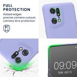 Husa Kwmobile pentru OPPO Find X5 Pro, Silicon, Albastru, 57631.139 fotografia produsului View 3 S