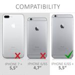 Husa pentru Apple iPhone 6 Plus/iPhone 6s Plus, Silicon, Crem, 40841.16 fotografia produsului View 6 S