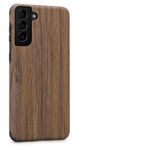 Husa Kwmobile pentru Samsung Galaxy S21 Plus, Lemn, Maro, 57651.01 fotografia produsului View 6 S