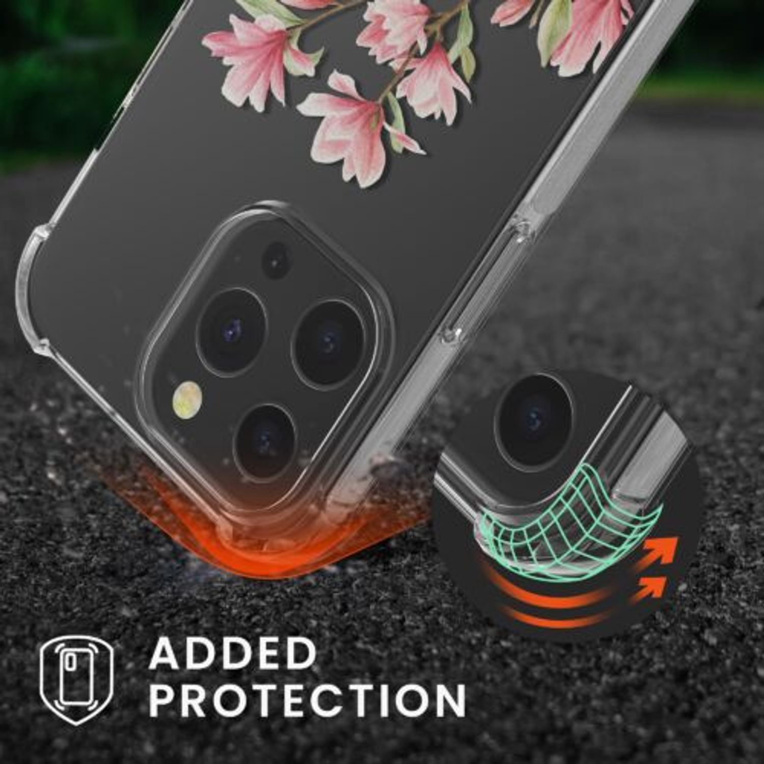 Husa Kwmobile pentru Apple iPhone 13 Pro, Silicon, Multicolor, 55965.03 fotografia produsului View 2 L